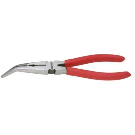 Pince à bec Ks Tools demi-rond coudée à 45° standard 165 mm - 115.1318 photo du produit Principale M