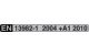 Picto EN 13982-1  2004 +A1 2010