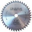 Lame TCT 185 x 20 mm 40 dents pour bois FARTOOLS 115834 photo du produit