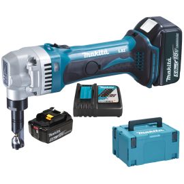 Grignoteuse LXT 18V Makita DJN161RTJ + 2 batteries 5 Ah + chargeur rapide + coffret MAKPAC photo du produit Principale M