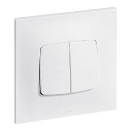 Double interrupteur ou va-et-vient NEPTUNE Legrand 10 A - 0 913 21 photo du produit Principale M
