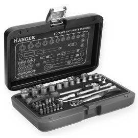 Coffret de douilles 1/4'' 40 pièces - HANGER - 251002 pas cher Principale M
