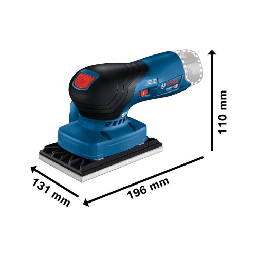 Ponceuse vibrante 12 V GSS 12V-13 (sans batterie ni chargeur) BOSCH 06019L0000 photo du produit Secondaire 1 L