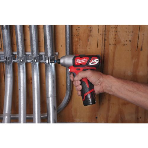 Visseuse à chocs 1/4'' HEX 12 V M12 BID-0 (sans batterie ni chargeur) MILWAUKEE 4933441955 photo du produit Secondaire 3 L