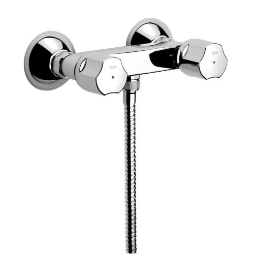 Mélangeur de douche mural NIAGARA PLUS avec raccords excentrés - ROCA - A5A2169C00 pas cher