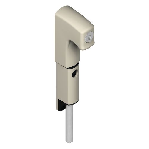 Verrou applique Danaos canne à clé MV 167 mm alu RAL9006 LA CROISEE DS DS6371-007 photo du produit Principale L
