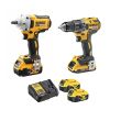 Pack 2 outils 18 V XR (DCD791 + DCF894) + 2 batteries 5 Ah + chargeur + 2 coffrets T-STAK DEWALT DCK2077P2T-QW photo du produit