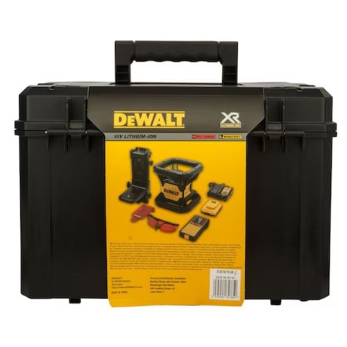 Niveau laser rotatif intérieur rouge 18 V + batterie 2 Ah + chargeur + coffret T-STAK DEWALT DCE074D1R-QW photo du produit Secondaire 14 L