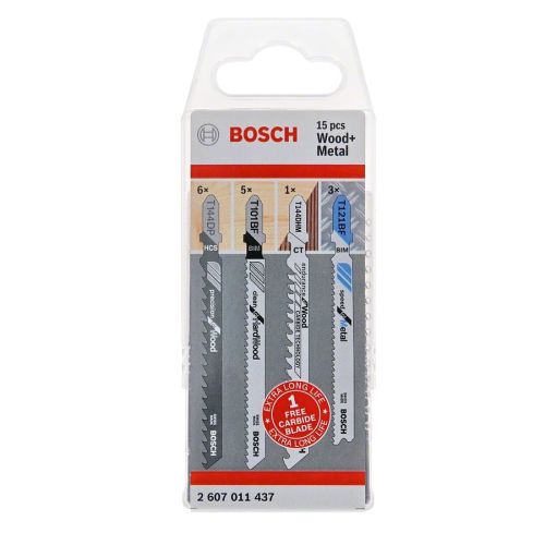 Lames de scie sauteuse pour bois / métal - BOSCH - 2607011437 pas cher Principale L