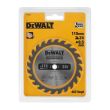 Lame de scie circulaire sans fil 24 dents 115 x 9,5 mm DEWALT DT20420-QZ photo du produit Secondaire 3 S