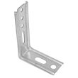 Equerre nervure pan droite 50x45x30x1,5mm galvanisé - TORBEL - 9922115 pas cher