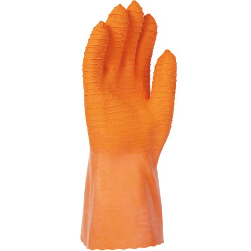 Gants latex tout enduit gros travaux orange T10 - SINGER - LAT 830 10 pas cher