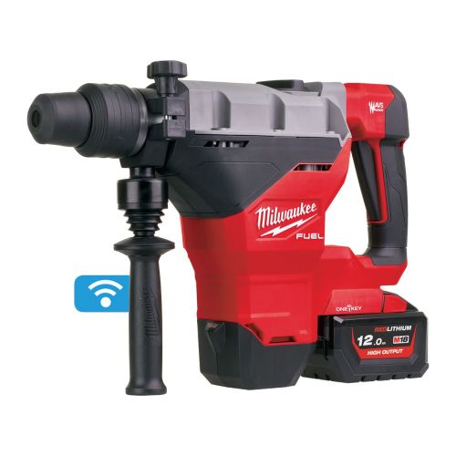 Perfo-burineur SDS-Max 18 V Milwaukee M18 FHM-121C + batterie 12 Ah + chargeur en coffret MILWAUKEE 4933464894 photo du produit Secondaire 1 L