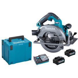 Scie circulaire 40V Makita HS004GM202 + 2 batteries 4 Ah + chargeur + coffret MAKPAC photo du produit Principale M