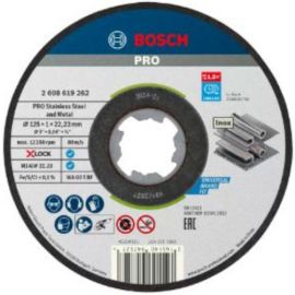 Disque à tronçonner X-LOCK EXPERT Bosch standard pour inox 125 x 1,6 mm plat - 2608619363 photo du produit Principale M