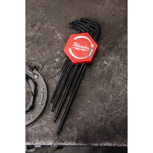 Set de 9 clés Torx en L MILWAUKEE 4932492693 photo du produit Secondaire 3 L