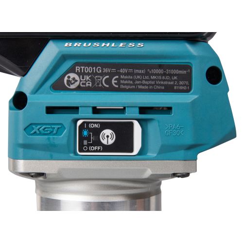 Défonceuse affleureuse XGT 40 V max Li-Ion (sans batterie ni chargeur) en coffret MAKPAC MAKITA RT001GZ16 photo du produit Secondaire 6 L