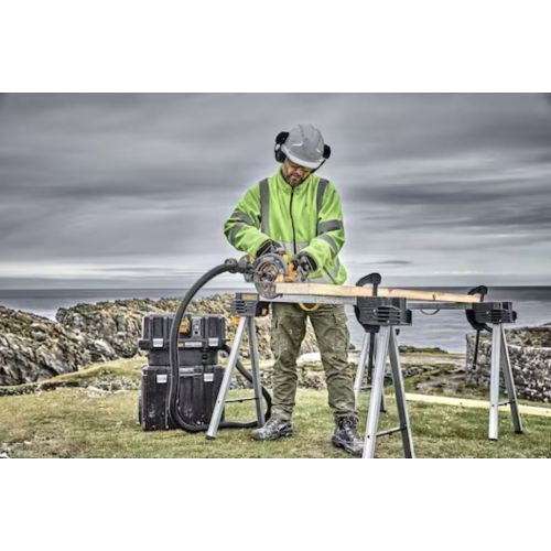 Scie circulaire 190 mm 54 V XR FLEXVOLT + 2 batteries 9 Ah + chargeur + coffret TSTAK VI DEWALT DCS578X2-QW photo du produit Secondaire 10 L
