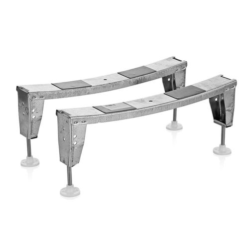Jeu de pieds métal autocollants pour baignoire - ROCA - A291021000 pas cher