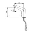 Robinet électronique pour lavabo VOLTA 3 l/min avec robinet d'arrêt PRESTO 55060 photo du produit Secondaire 1 S