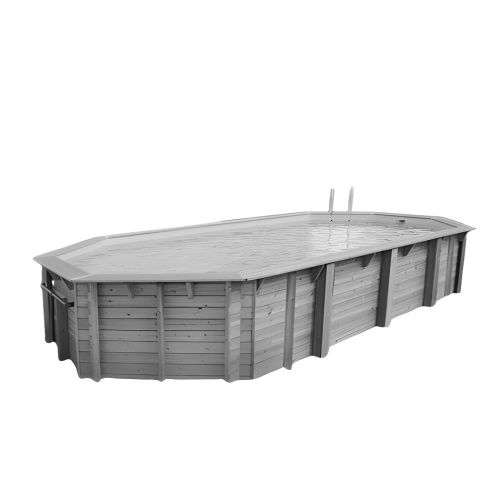 Piscine AZURA 400x750 H130cm liner beige 75/100 - UBBINK - 7504718 pas cher