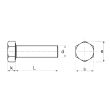 Vis métaux tête hexagonale nylon 6.6 DIN 933 4X20 boîte de 200 ACTON 800004X20 photo du produit Secondaire 1 S
