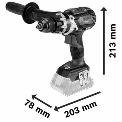 Perceuse-visseuse à percussion 18V GSB 18V-110 C (sans batterie ni chargeur) + coffret L-Boxx - BOSCH - 06019G030A pas cher Secondaire 6 L