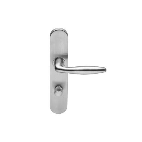 Ensemble sur plaques s&eacute;rie JADE 1594 acier type condamnation &agrave; voyant finition inox - HERACLES - B-INOX-SP22V pas cher Secondaire 4 L