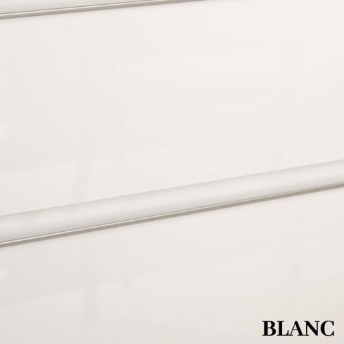 Meuble de salle de bain 80cm simple vasque 2 tiroirs CINTO blanc - COSYNEO - M81CINTO80BLA pas cher Secondaire 2 L