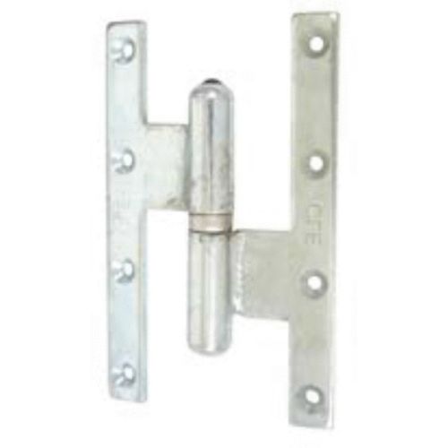 Paumelle picarde grand écartement bouts carrés zingué blanc 160 x 100 mm droite TORBEL PGE161D1 photo du produit Principale L