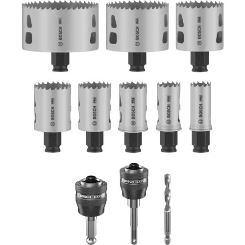 Coffret LBOXX de 8 scies trépans Pro Multimatériau PC PLUS bi-métal - BOSCH - 2608594432 pas cher Secondaire 1 L