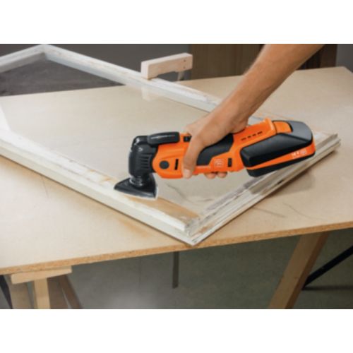 Scie oscillante 18V AMM 700 Max Top + 2 batteries 3 Ah + chargeur ALG 80 + coffret FEIN 71293461000 photo du produit Secondaire 6 L