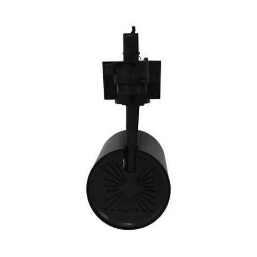 Spot LED sur rail noir 35 W 4000 K 3000 lm + adaptateur rail 3 allumages MIIDEX LIGHTING S8358 photo du produit Secondaire 1 L