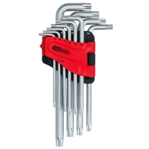 Jeu de 10 clés mâles coudées Torx longues T8 à T50 KS TOOLS 151.4880 photo du produit Secondaire 1 L