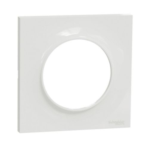 Lot de 20 Plaques STYL blanche ODACE 1 poste SCHNEIDER ELECTRIC SHN0412845 photo du produit Principale L