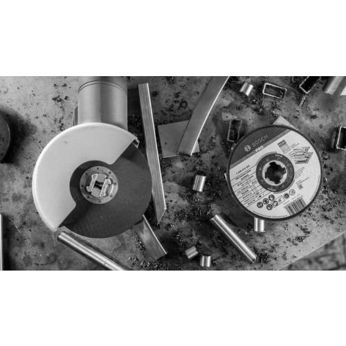 Disque &agrave; tron&ccedil;onner X-LOCK pour m&eacute;taux et inox 125x1x22,23mm plat OSA - BOSCH - 2608619264 pas cher Secondaire 3 L