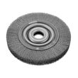 Brosse ronde &agrave; fils en acier ondul&eacute; 150 x 21mm - OSBORN - 9902544461 pas cher