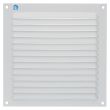 Grille à persienne 436 largeur 200mm hauteur 200mm époxy blanc RAL 9010 - RENSON - 8332 pas cher