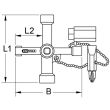 Clé universelle pour armoire électrique 71 mm KS TOOLS 130.1015 photo du produit Secondaire 1 S