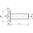 Vis à métaux poelier fendue A4 NFE 25129 4X8 boîte de 200 - ACTON - 642124X8 pas cher Secondaire 3 S