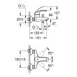 Mitigeur bain-douche EUROSMART monocommande chromé - GROHE - 32158-002 pas cher Secondaire 1 S