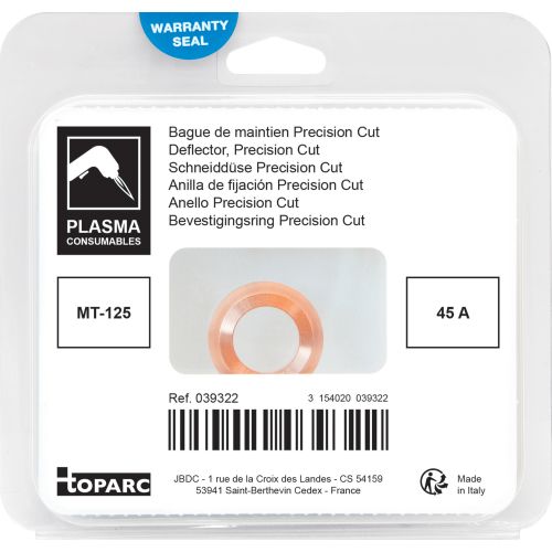 Bague de maintien Precision Cut 45A pour torche plasma MT-125 blister de 1 - GYS - 39322 pas cher Secondaire 2 L