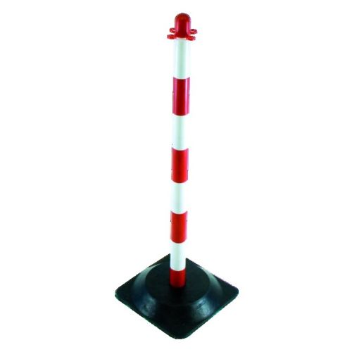 Poteau de support lesté rouge/blanc H 90 cm TALIAPLAST 530301 photo du produit Principale L