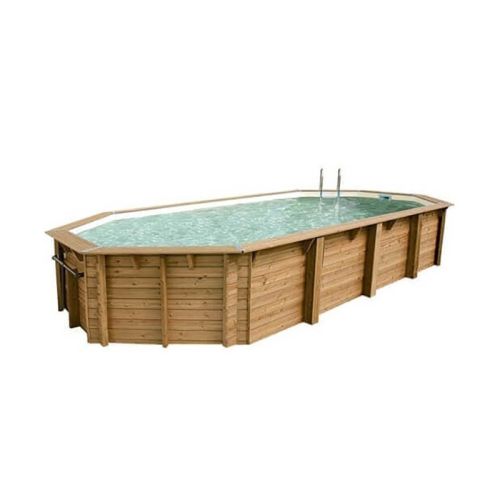 Piscine OCEA 470x860 H130cm liner beige 75/100 - UBBINK - 7504512 pas cher Principale L