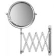 Miroir mural grossissant (x5) extensible chromé rond 17cm - PRADEL - 55993 pas cher