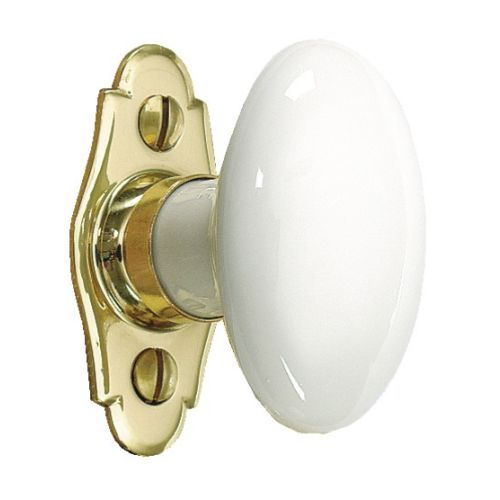 Bouton ovale sur platine finition laiton MERIGOUS V538711100 photo du produit