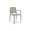 Fauteuil de jardin PARK taupe - DCB - PARK-FT-TAUPE pas cher