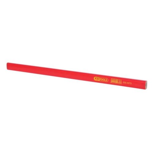 Boîte de 12 crayons de charpentier rouge 250 mm KS TOOLS 300.0070 photo du produit