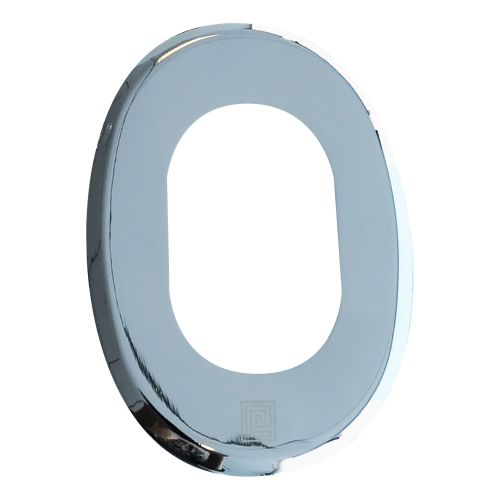 Rosace ovale SALOME chromé brillant SGN2 Héraclès D-807ROO-CB photo du produit Secondaire 1 L