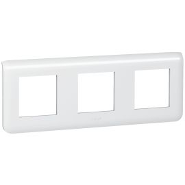 Plaque de finition Blanc MOSAIC horizontale blanc 3x2 modules - LEGRAND - 78806 pas cher Principale M